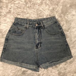 SHEIN High-Waisted Denim Shorts